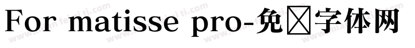 For matisse pro字体转换